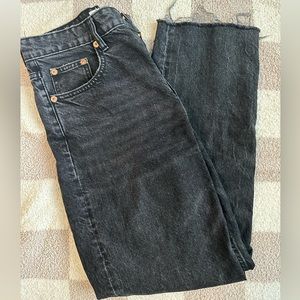 Zara Straight Leg Ankle Jeans